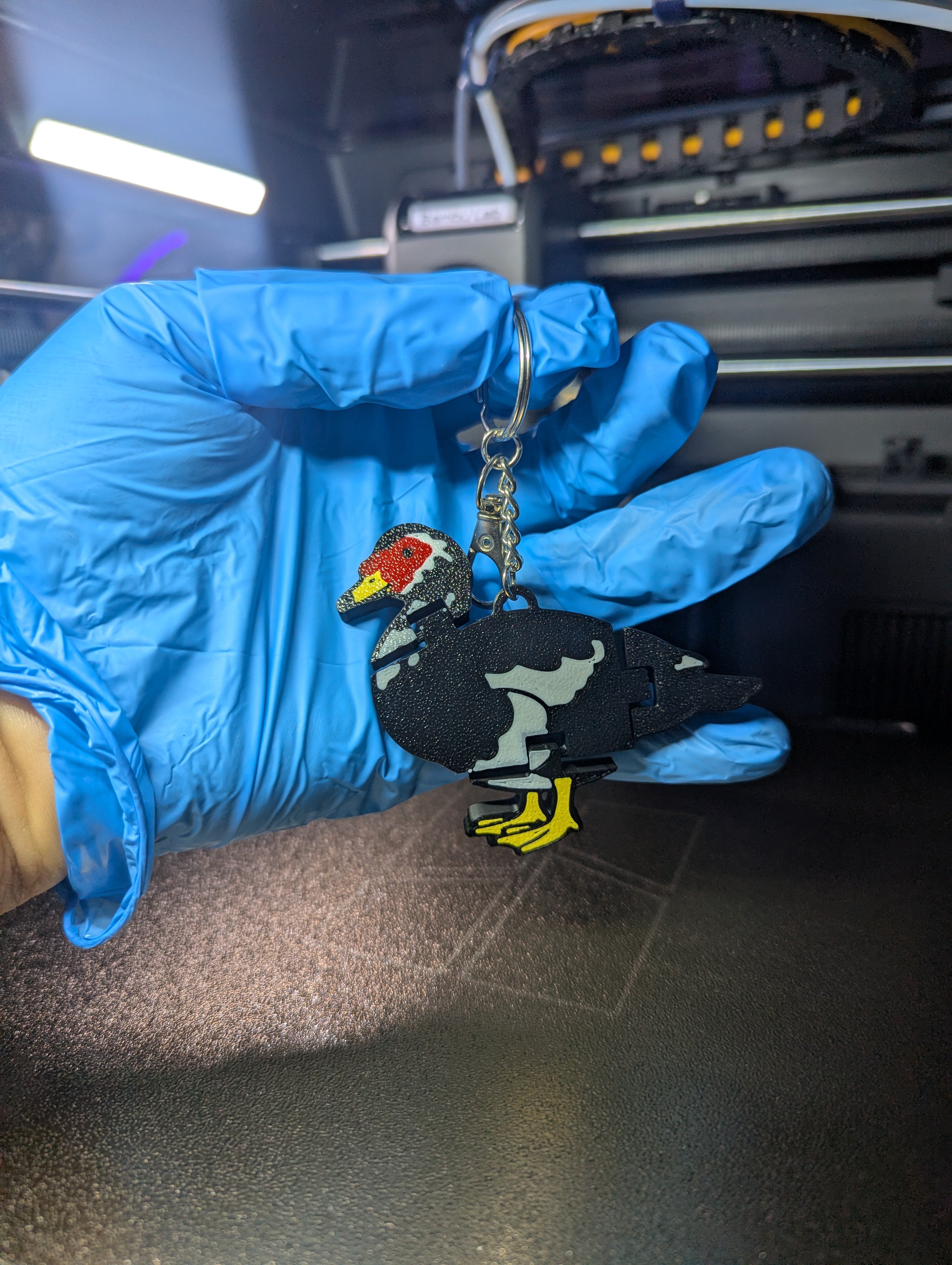 Muscovy Duck Key Chain