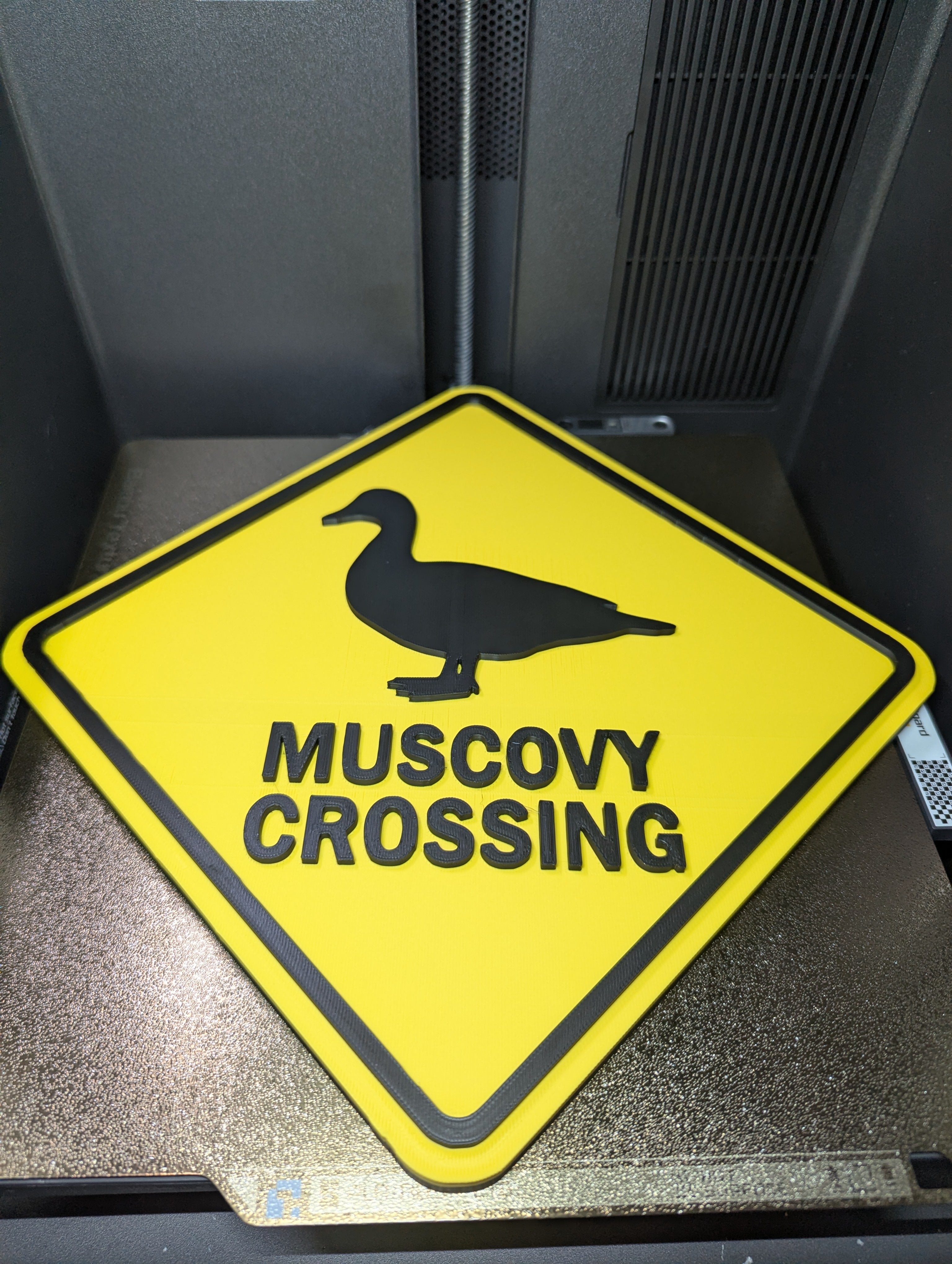 Muscovy Duck Crossing Sign – Made to Order