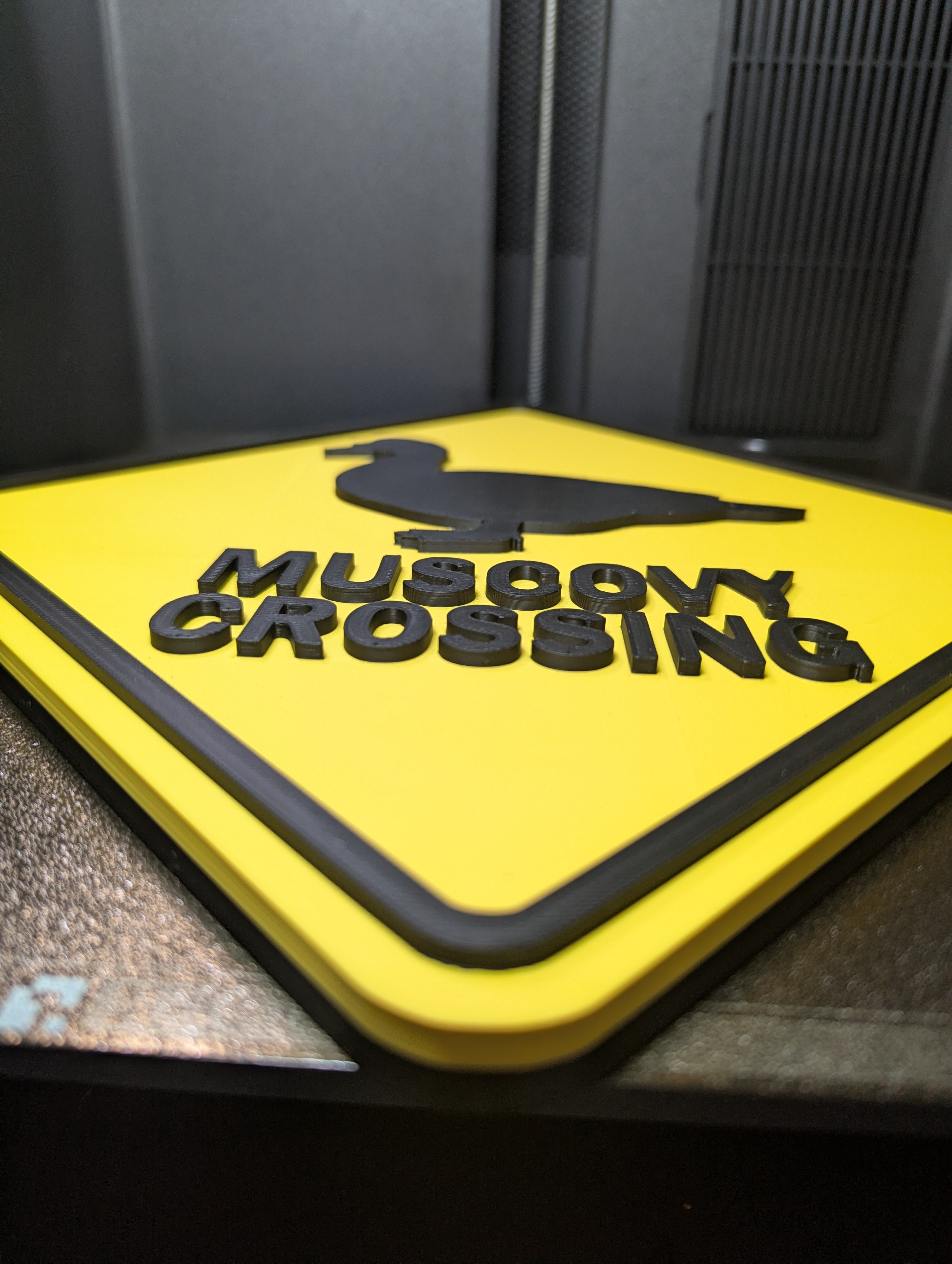 Muscovy Duck Crossing Sign – Made to Order
