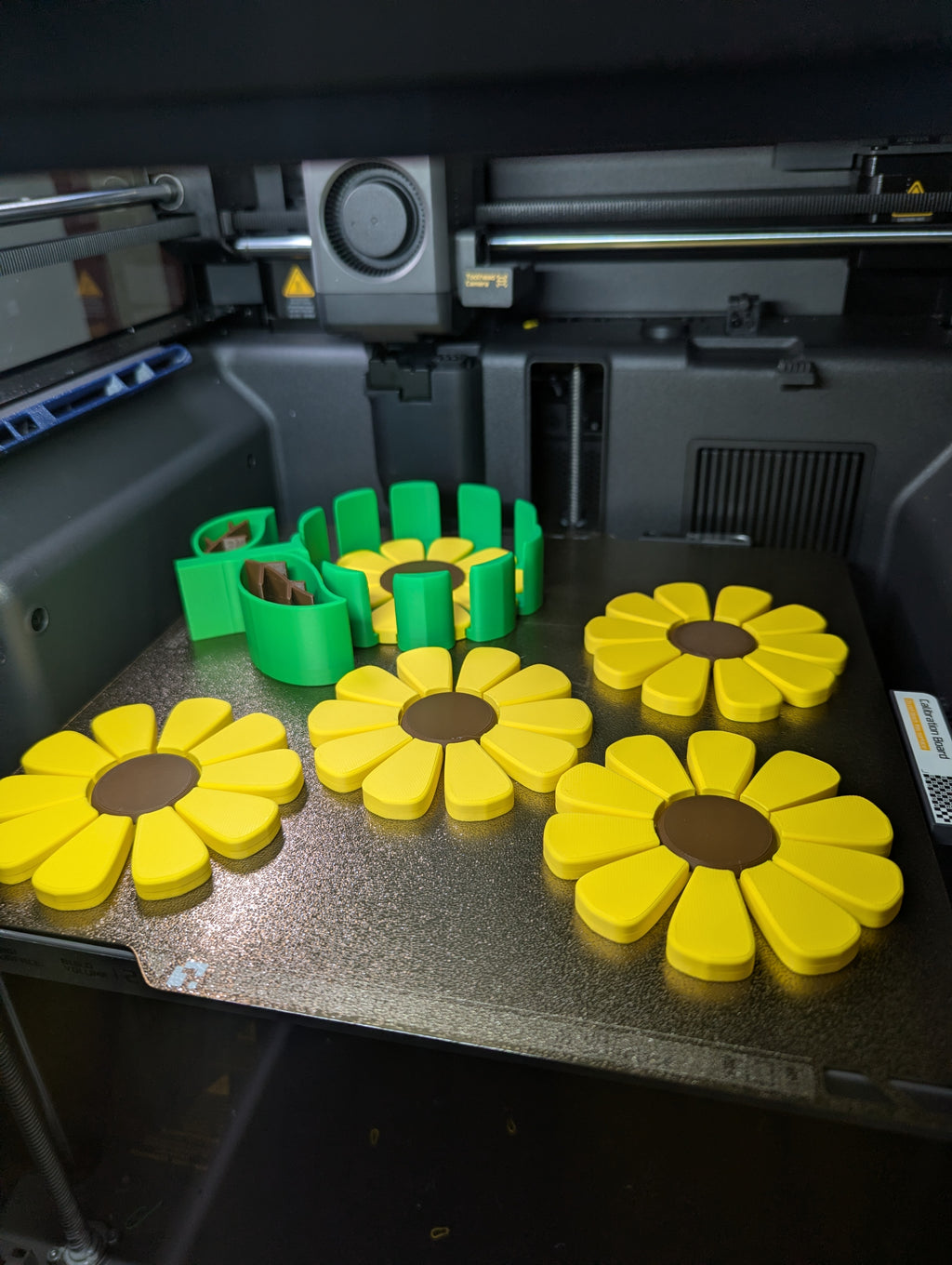 Sun Flower Coaster Holder Set