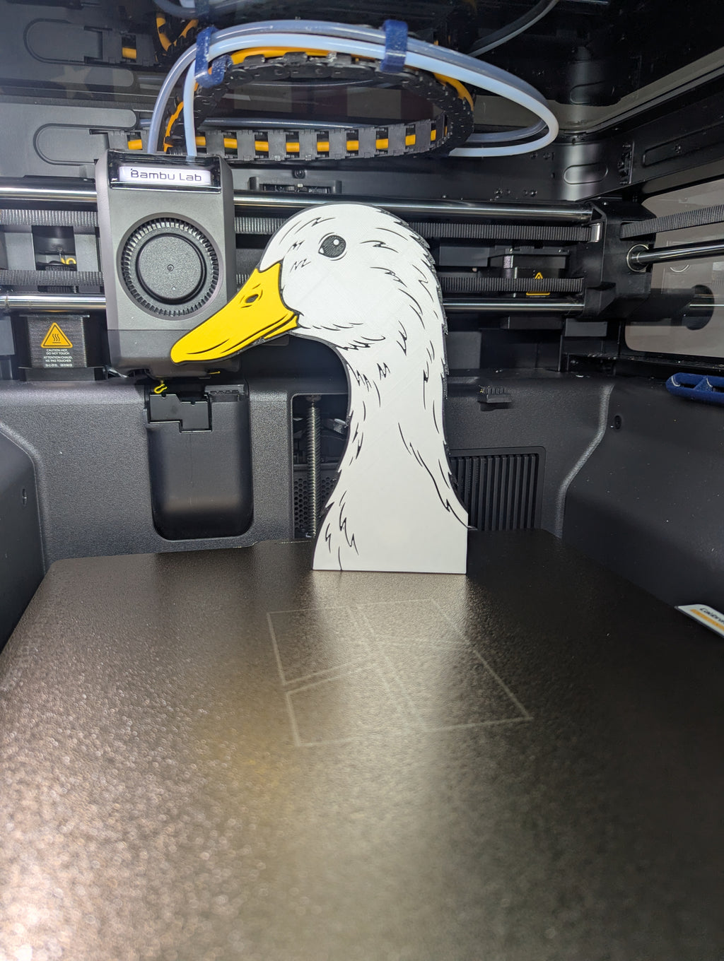 Large American Pekin Duck Magnet