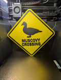 Muscovy Duck Crossing Sign – Made to Order